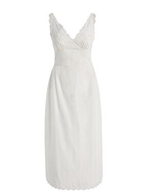NWT Posse Exclusive Lois Broderie Anglaise Cotton Midi Dress Size Small